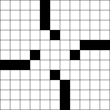 11x11 Crossword Puzzle Grid