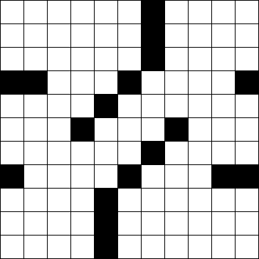 11x11 Crossword Puzzle Grid