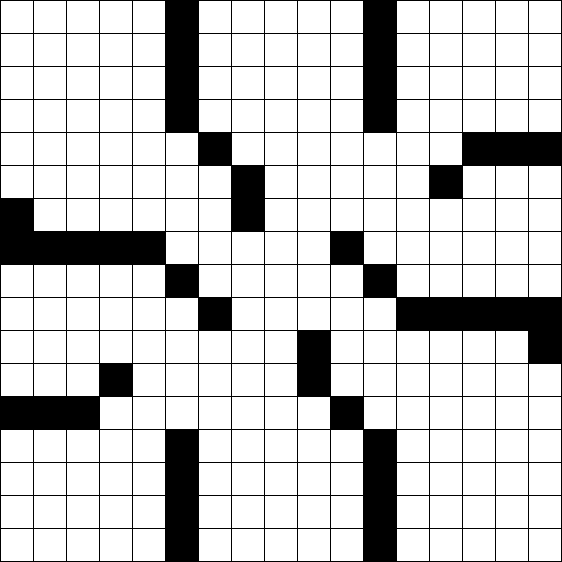 17x17 Crossword Puzzle Grid