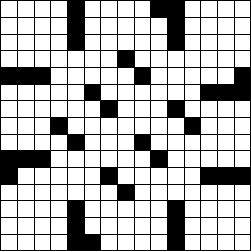 field involving grids but not clues crossword